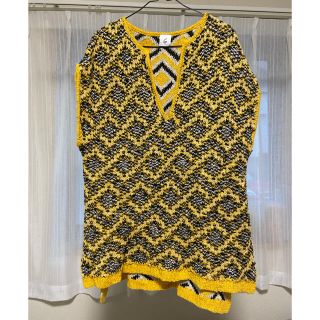 6(ROKU) DIAMOND MOTIF SKIPPER KNIT VEST