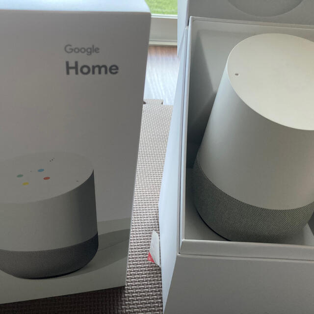 ANDROID(アンドロイド)の[箱付き美品]Google Home スピーカー スマホ/家電/カメラのオーディオ機器(スピーカー)の商品写真