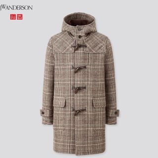 ユニクロ(UNIQLO)のユニクロ and JW ANDERSON ダブルフェイスダッフルコート Lサイズ(ダッフルコート)