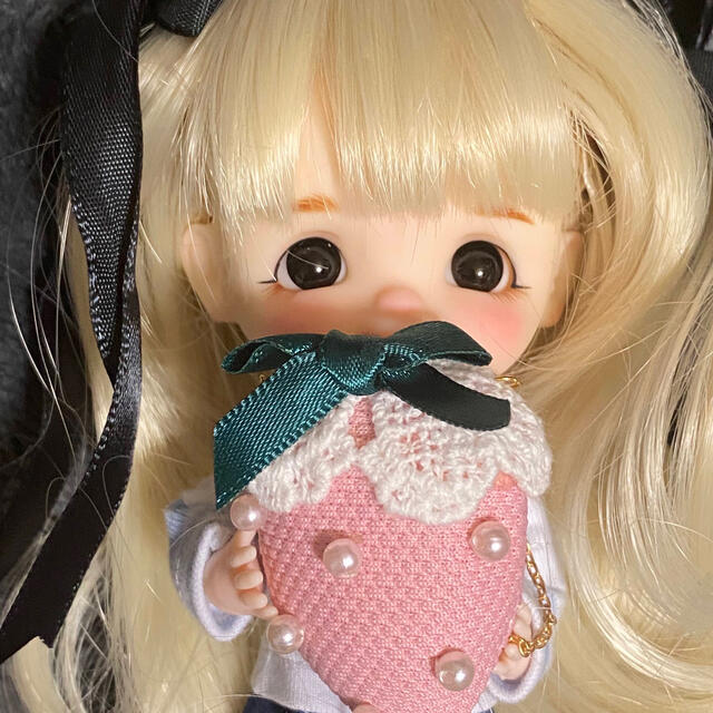 ハンドメイドにこちゃん　本体　bjd STO DOLL 粘土人形　カスタムドール　ob11