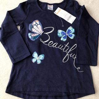 ジンボリー(GYMBOREE)の長袖Tシャツ　蝶々(Tシャツ/カットソー)