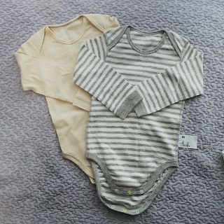 ユニクロ(UNIQLO)のUNIQLO☆ベビーロンパース2枚セット(肌着/下着)