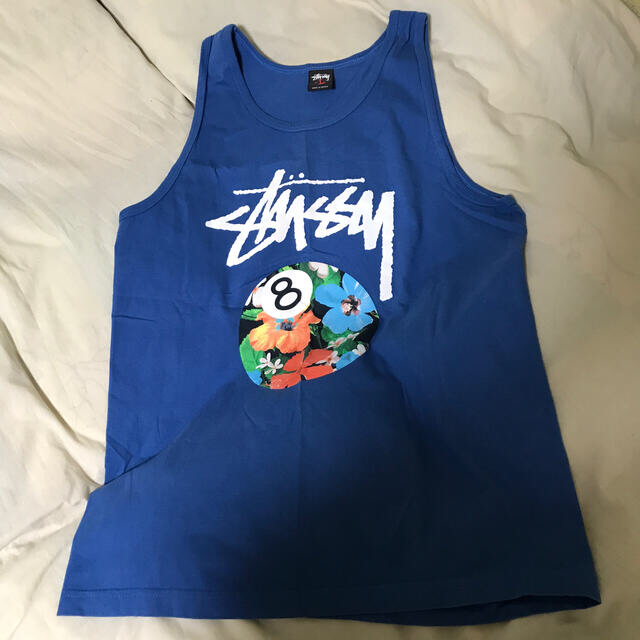 STUSSY(ステューシー)の最終値下げ Stussy 青 タンクトップ メンズのトップス(タンクトップ)の商品写真