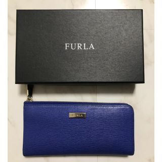 フルラ(Furla)のFURLA フルラ　L字ファスナー　長財布　ブルー(財布)