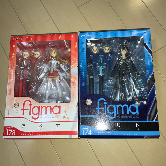 【新品未開封】ソードアート・オンライン figma  キリトとアスナ