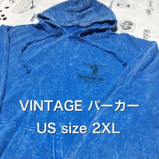 【レア】US古着 ビッグサイズ VINTAGEパーカー 2XL size(パーカー)