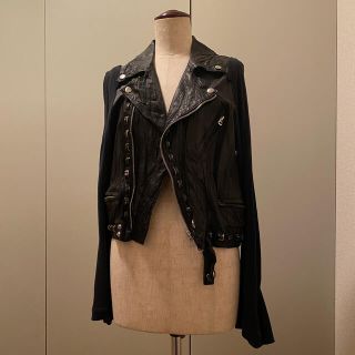 アンダーカバー(UNDERCOVER)の美品！アンダーカバー ライダースジャケット(ライダースジャケット)