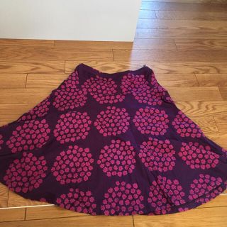 マリメッコ(marimekko)のプケッティ　フレアスカート　マリメッコ(ひざ丈スカート)