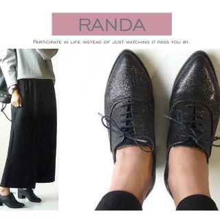 ランダ(RANDA)の【新品】RANDAレースアップシューズ(ブーティ)