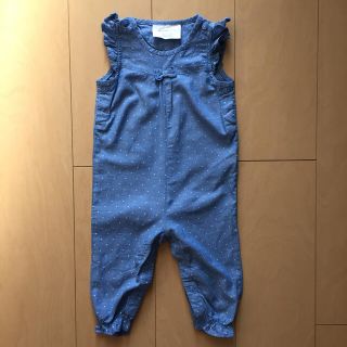 エイチアンドエム(H&M)のH&M ドッド柄サロペット(カバーオール)