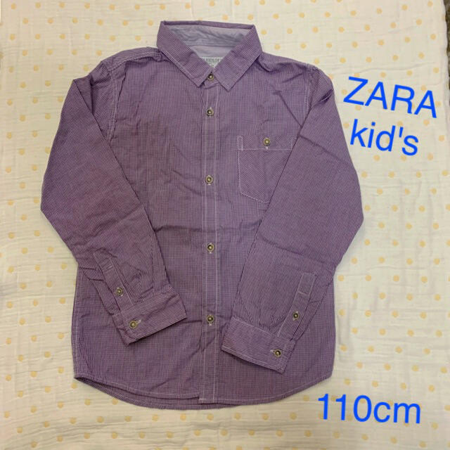 ZARA KIDS(ザラキッズ)のZARA kid's 110cm オシャレなシャツ・ザラキッズ キッズ/ベビー/マタニティのキッズ服男の子用(90cm~)(Tシャツ/カットソー)の商品写真