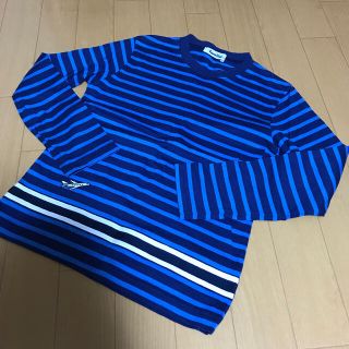 ファミリア(familiar)のfamiliar ボーダーロンＴ　140美品(Tシャツ/カットソー)