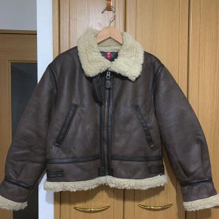 アルファインダストリーズ(ALPHA INDUSTRIES)のALPHA INDUSTRIES B-3 フェイクムートン ジャケット(ムートンコート)