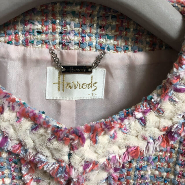 ツイードジャケット ノーカラージャケット Harrods | www