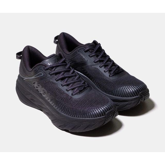 HOKA ONE ONE BONDI7 black スニーカー 28cm