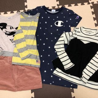 グローバルワーク(GLOBAL WORK)の子供服女の子120センチ .130センチ服袋　14着　値下げしました❗️(Tシャツ/カットソー)