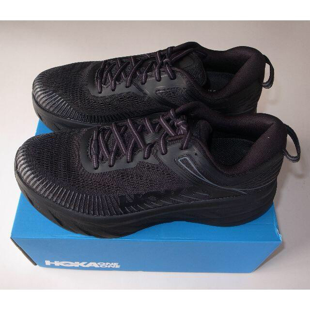 HOKA ONE ONE BONDI7 black スニーカー 26cm