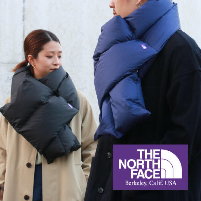 THE NORTH FACE(ザノースフェイス)のノースフェイス ダウンマフラー 黒  メンズのファッション小物(マフラー)の商品写真