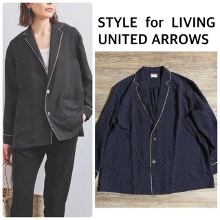 ユナイテッドアローズ(UNITED ARROWS)の【UNITED ARROWS】ドット柄 オープンカラー シャツ(シャツ/ブラウス(長袖/七分))