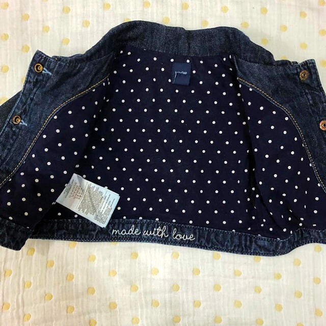 babyGAP(ベビーギャップ)のbabyGAP デニムジャケット Gジャン 80cm キッズ/ベビー/マタニティのベビー服(~85cm)(ジャケット/コート)の商品写真