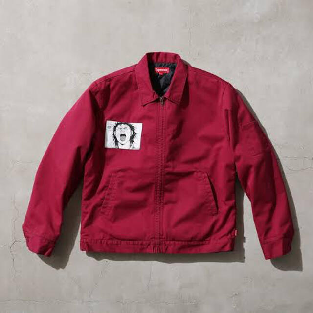 Supreme Akira work jacket red 赤 アキラ - ブルゾン