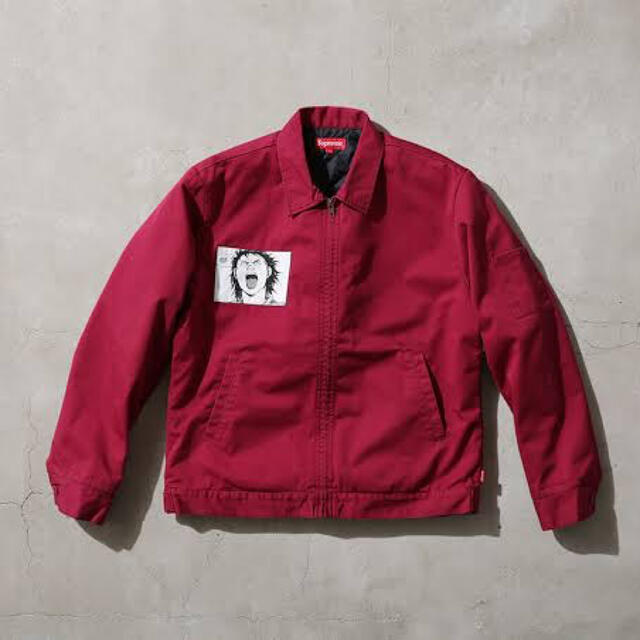 Supreme Akira work jacket red 赤 アキラ