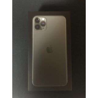 アップル(Apple)のiPhone 11 pro max ミッドナイトグリーン256gb simフリー(スマートフォン本体)