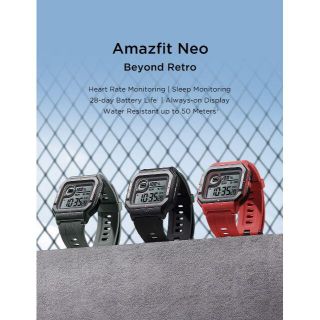 Amazfit Neo グリーン 新品未開封、国内発送(腕時計(デジタル))