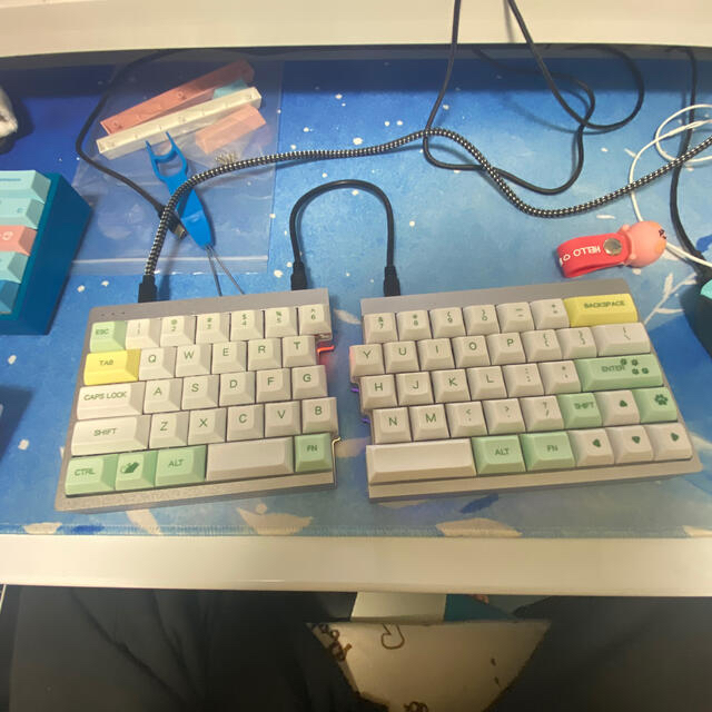 自作キーボード　左右分離　60%