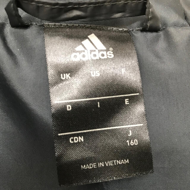 adidas(アディダス)のadidas アディダス  ベンチコート　160 キッズ/ベビー/マタニティのキッズ服男の子用(90cm~)(コート)の商品写真