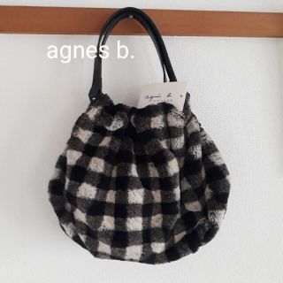 アニエスベー(agnes b.)のファーハンドバッグ(ハンドバッグ)