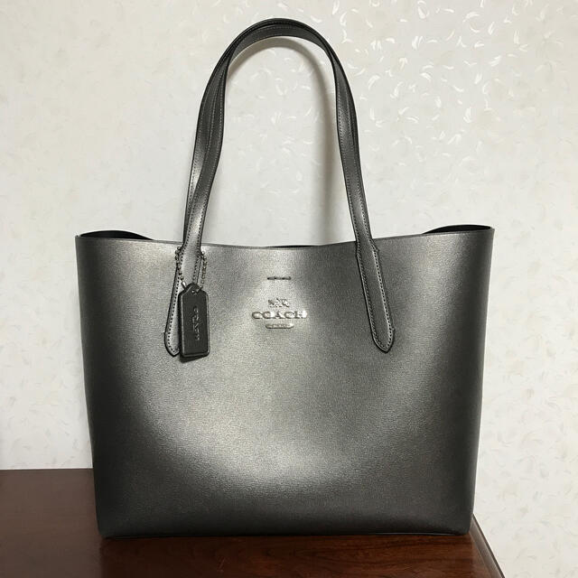 【品】最安値　コーチ COACH バッグ トートバッグ  シルバー ブラック