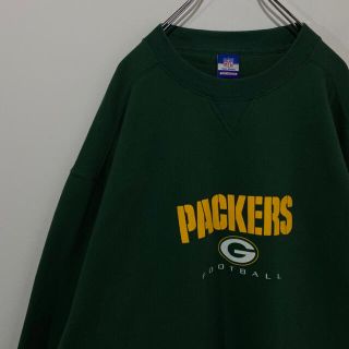 リーボック(Reebok)のグリーンベイ　パッカーズ　スウェット　Green Bay Packers NFL(スウェット)