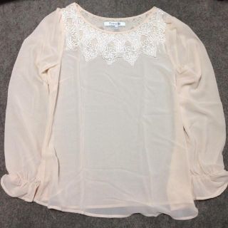 フォーエバートゥエンティーワン(FOREVER 21)のForever21♡襟レース編みブラウス(シャツ/ブラウス(長袖/七分))