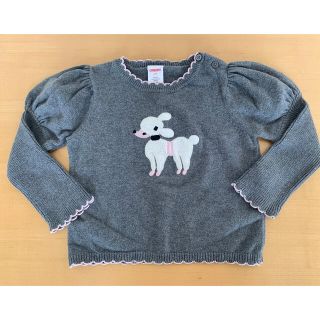 ジンボリー(GYMBOREE)の美品　ジンボリー　セーター　トイプードル　パフスリーブ　90 100(ニット)