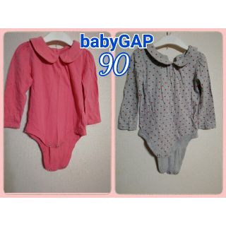 ベビーギャップ(babyGAP)の【babyGAP】エリ付き肌着ロンパース(Tシャツ/カットソー)