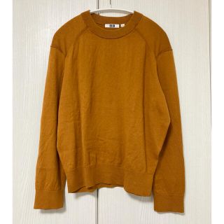 ユニクロ(UNIQLO)のUNIQLO U コットンカシミヤ クルーネックセーター ニット ユニクロユー(ニット/セーター)