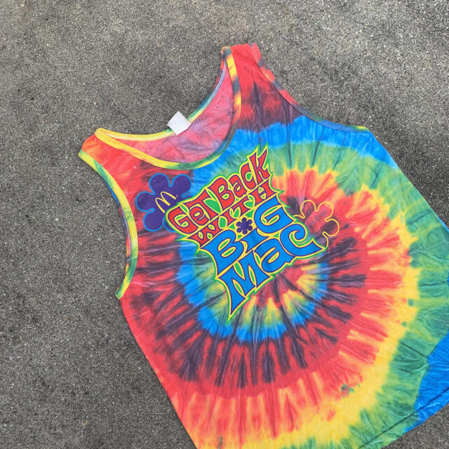 コカ・コーラ(コカコーラ)のvintage BIG MAC CocaCola Tiedye Tank top メンズのトップス(Tシャツ/カットソー(半袖/袖なし))の商品写真