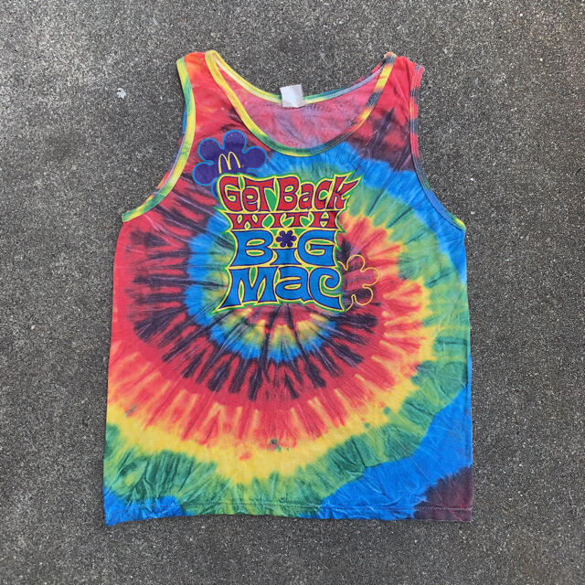 コカ・コーラ(コカコーラ)のvintage BIG MAC CocaCola Tiedye Tank top メンズのトップス(Tシャツ/カットソー(半袖/袖なし))の商品写真