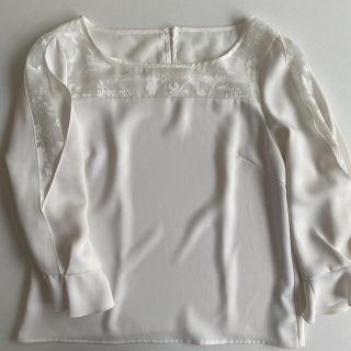 プロポーションボディドレッシング(PROPORTION BODY DRESSING)のプロポほぼ新品＊レーススリーブブラウス(シャツ/ブラウス(長袖/七分))