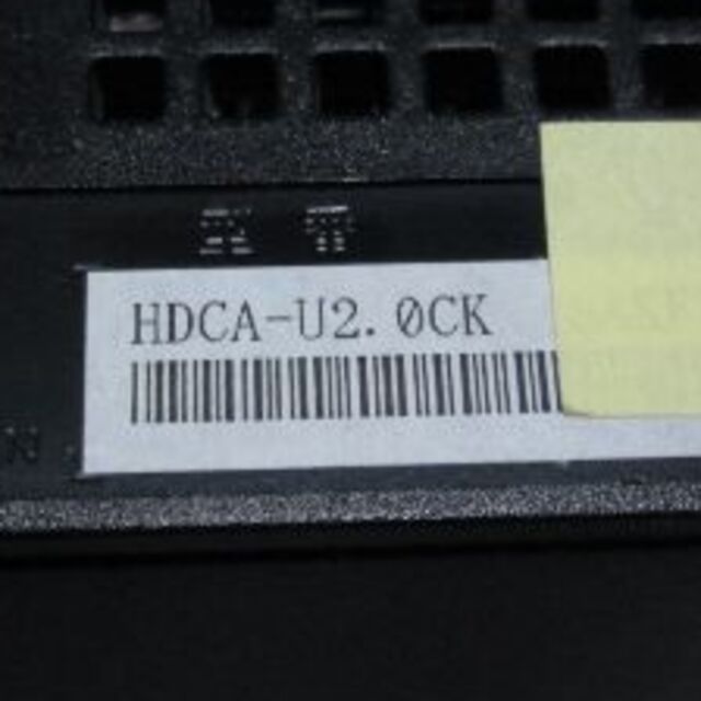 テレビ録画対応　外付けHDD 2TB　I・O DATA HDCA-U2.0CK