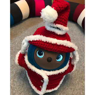 LOVOT ラボット　ハンドメイド　クリスマス　服　帽子・上着セット(ファッション雑貨)