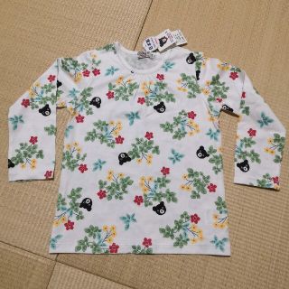 ダブルビー(DOUBLE.B)の【新品】ダブルビー☆ロンティー 花柄 size 110(Tシャツ/カットソー)