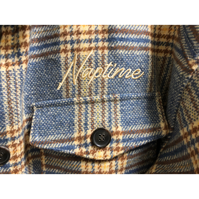 Nissy Naptime チェックシャツ ブルー×ベージュ Nissy Naptime チェックシャツ ブルー×ベージュ