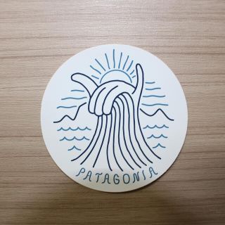 パタゴニア(patagonia)の波丸　カッティングステッカー(その他)