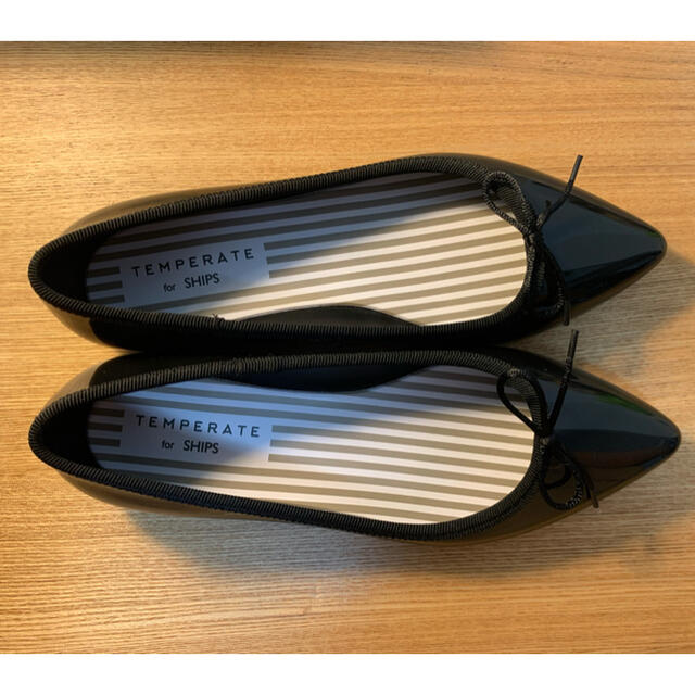 SHIPS(シップス)のSHIPS TEMPERATE BLACK 約22cm レディースの靴/シューズ(バレエシューズ)の商品写真