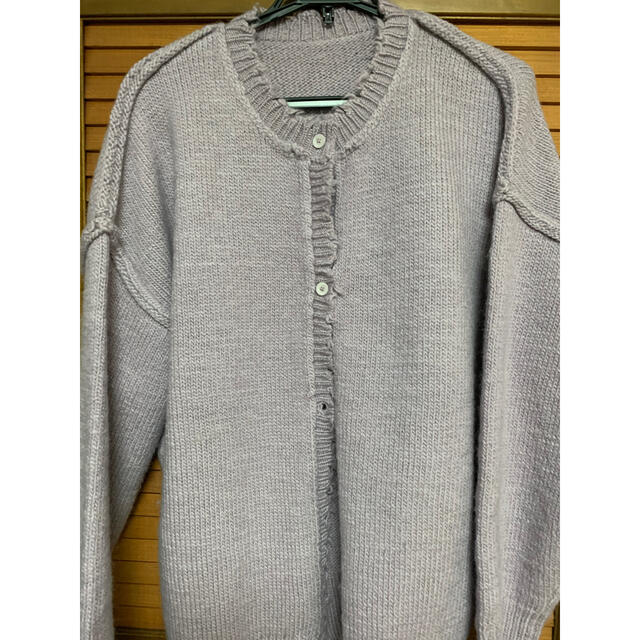 TODAYFUL(トゥデイフル)のtodayful   Lowgauge Knit Cardigan ラベンダー レディースのトップス(カーディガン)の商品写真