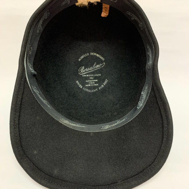 Borsalino(ボルサリーノ)のボルサリーノのラビットファーフェルト•キャップ : ヴィンテージ メンズの帽子(ハット)の商品写真