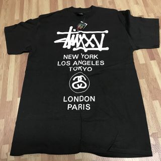 ステューシー(STUSSY)のstussy ワールドツアー tシャツ  (Tシャツ/カットソー(半袖/袖なし))