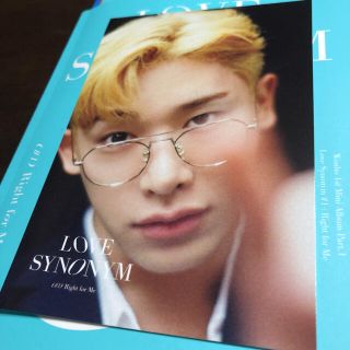 LOVE SYNONYM ウォノ トレカ　wonho 원호 送料無料　送料込み(アイドルグッズ)